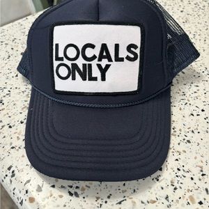 Aviator nation locals only trucker hat.